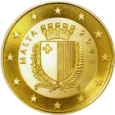 Монета регулярного обращения 10 центов. Мальта.