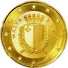 Монета регулярного обращения 20 центов. Мальта.