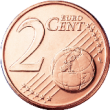 Монета регулярного обращения 2 цента.