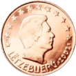 Монета регулярного обращения 2 цента. Люксембург.