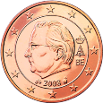 Монета регулярного обращения 5 центов. Бельгия.