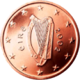 Монета регулярного обращения 5 центов. Ирландия.