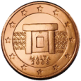 Монета регулярного обращения 5 центов. Мальта.
