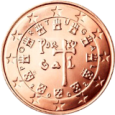 Монета регулярного обращения 5 центов. Португалия.
