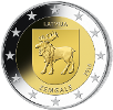 Юбилейная монета 2 евро. Латвия.